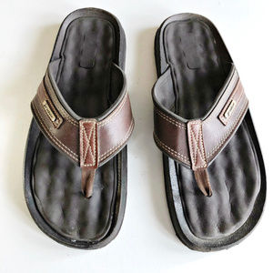 Rider Mens 13M  Dunas II  Brown Sandals Flip FLOP
